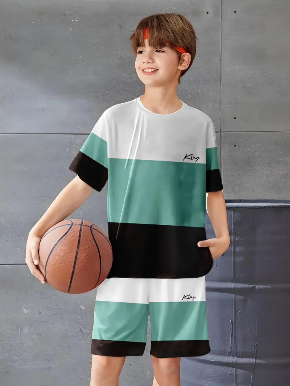 Summer Clothing List - Boys' Set Classic Print Pattern Summer