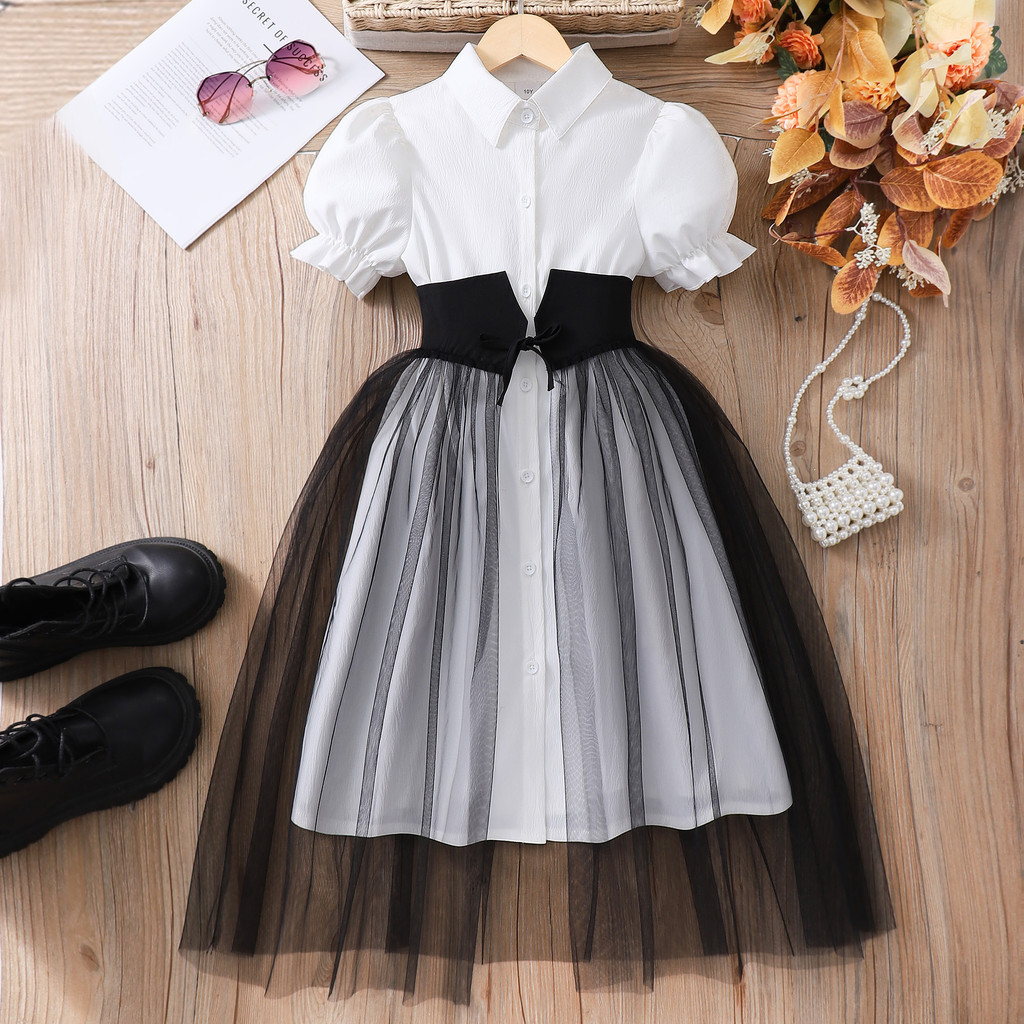 Summer Clothing For Teen Girls - 8-12 Yrs Girl Dress Summer Black
