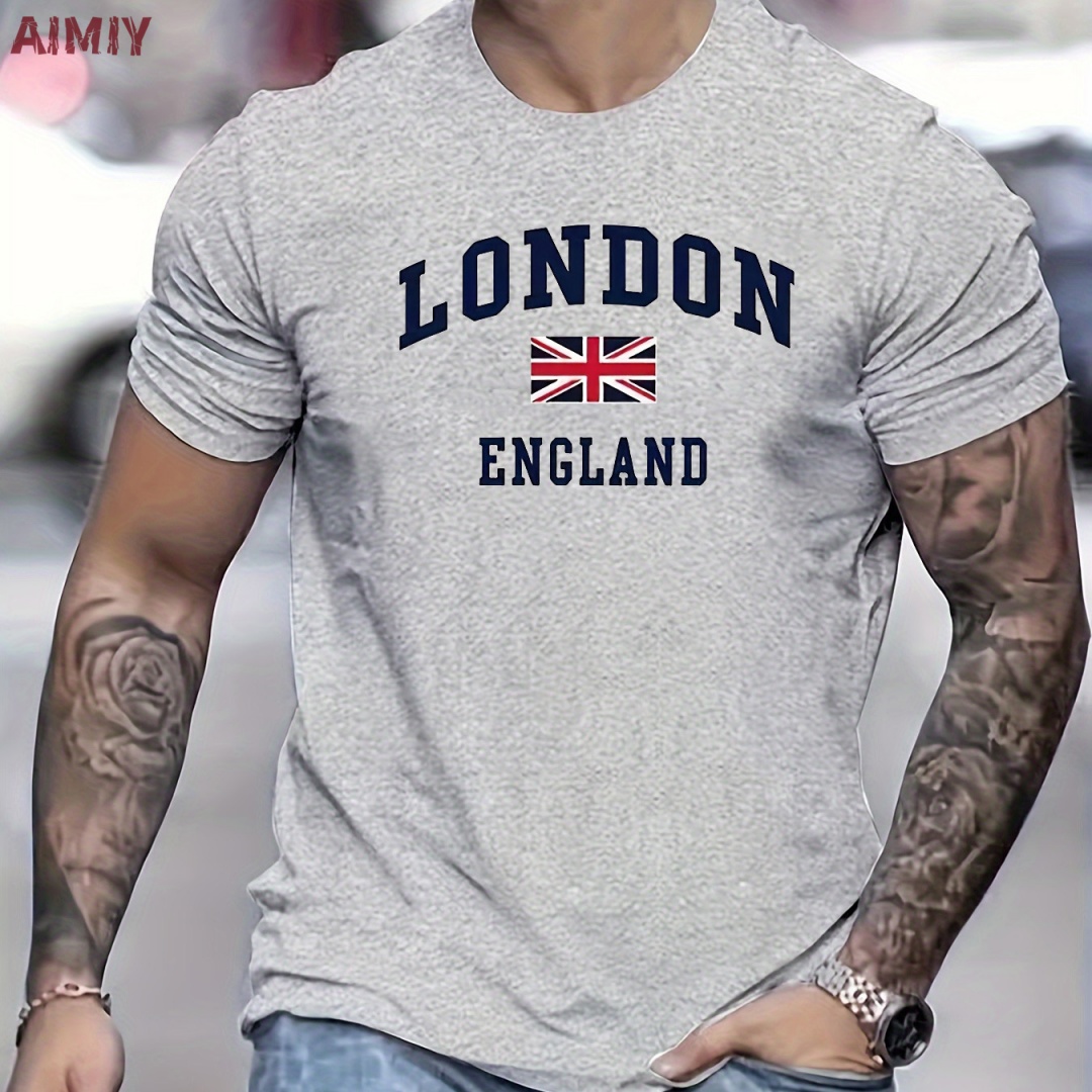 Summer Clothing London - Men's Clothing London England Pattern Printed