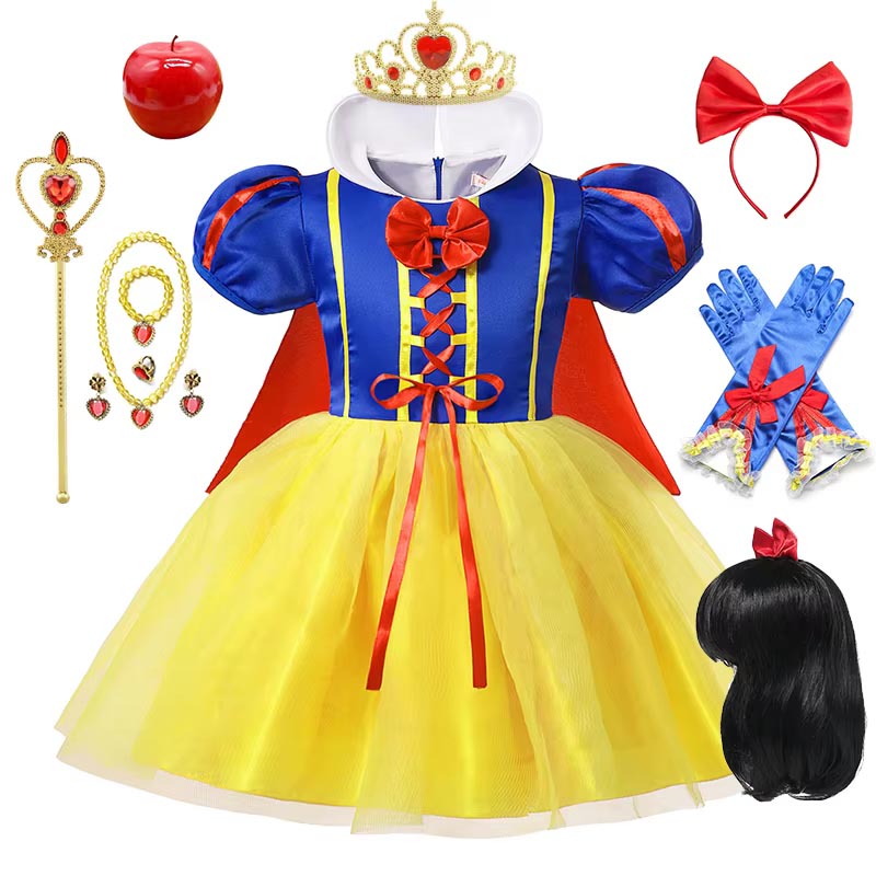 Summer Clothing Kids - Snow White Princess Dress Kids Girl