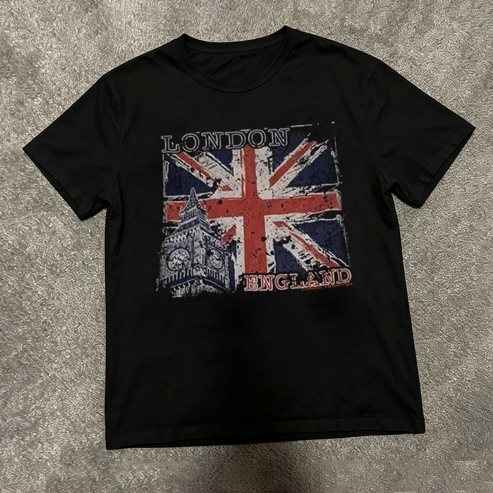 Summer Clothing London - Women London Y2k Unisex Short-sleeved Tops