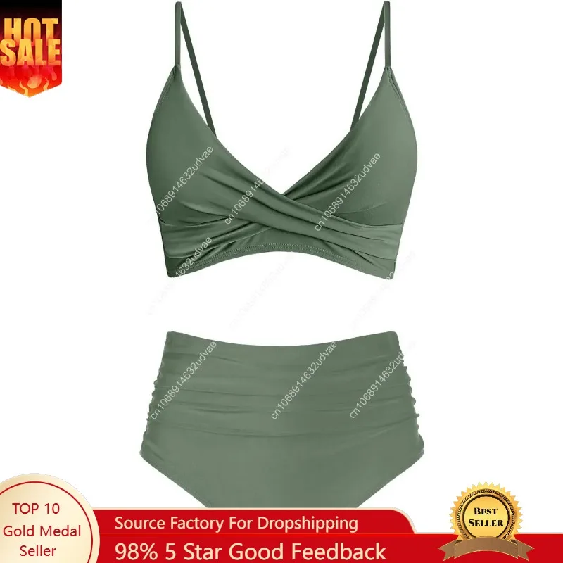 Bikini Set Push Up - Women's High Waisted Bikini Sets Push