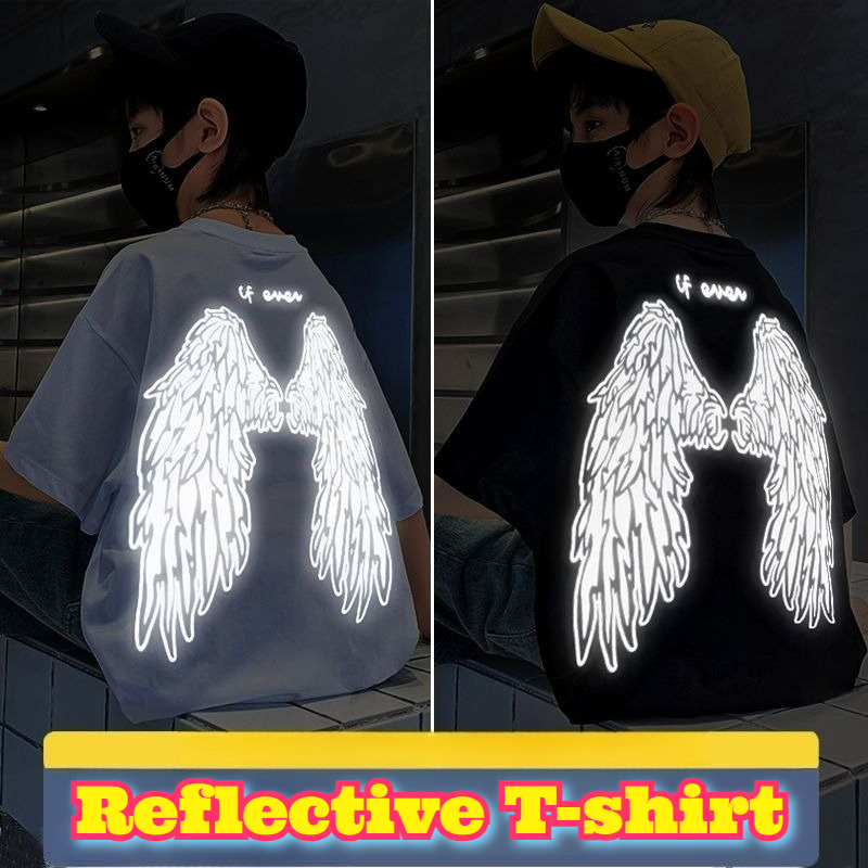 Summer Clothing For Teen Girls - Youth Reflective Wings T Shirt Cotton