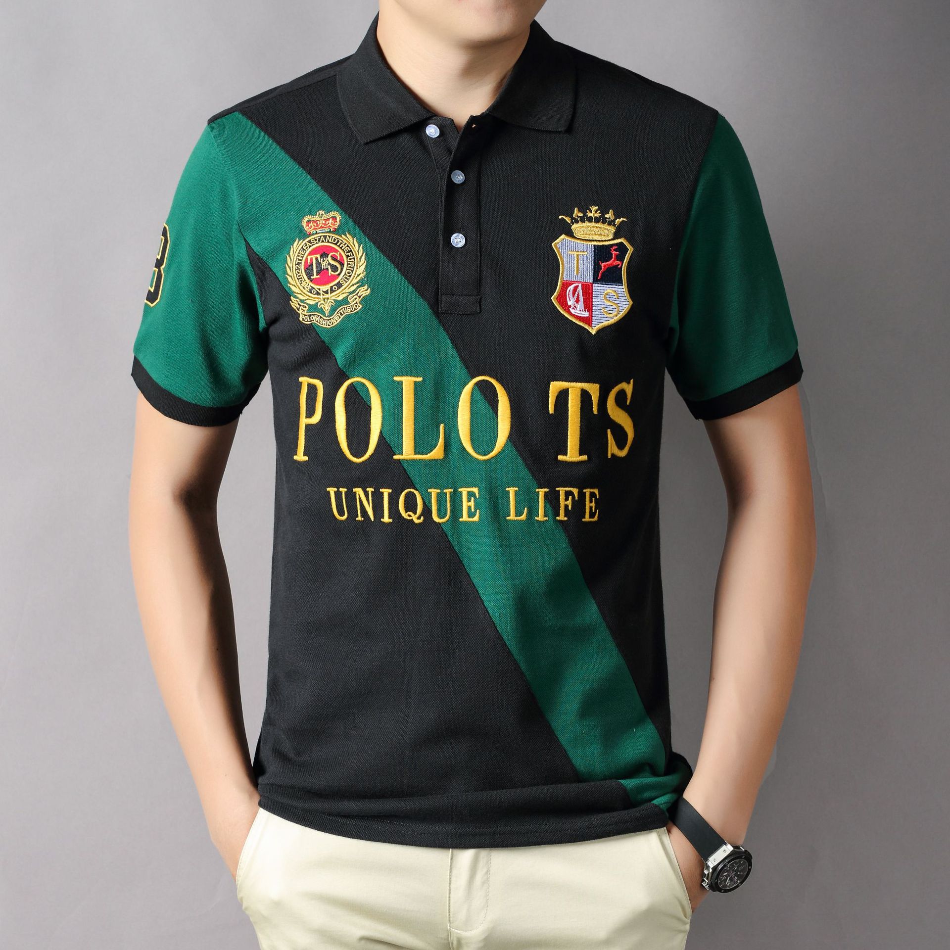Summer Clothing Uk Men - New British Sports Men's Polo Shirt