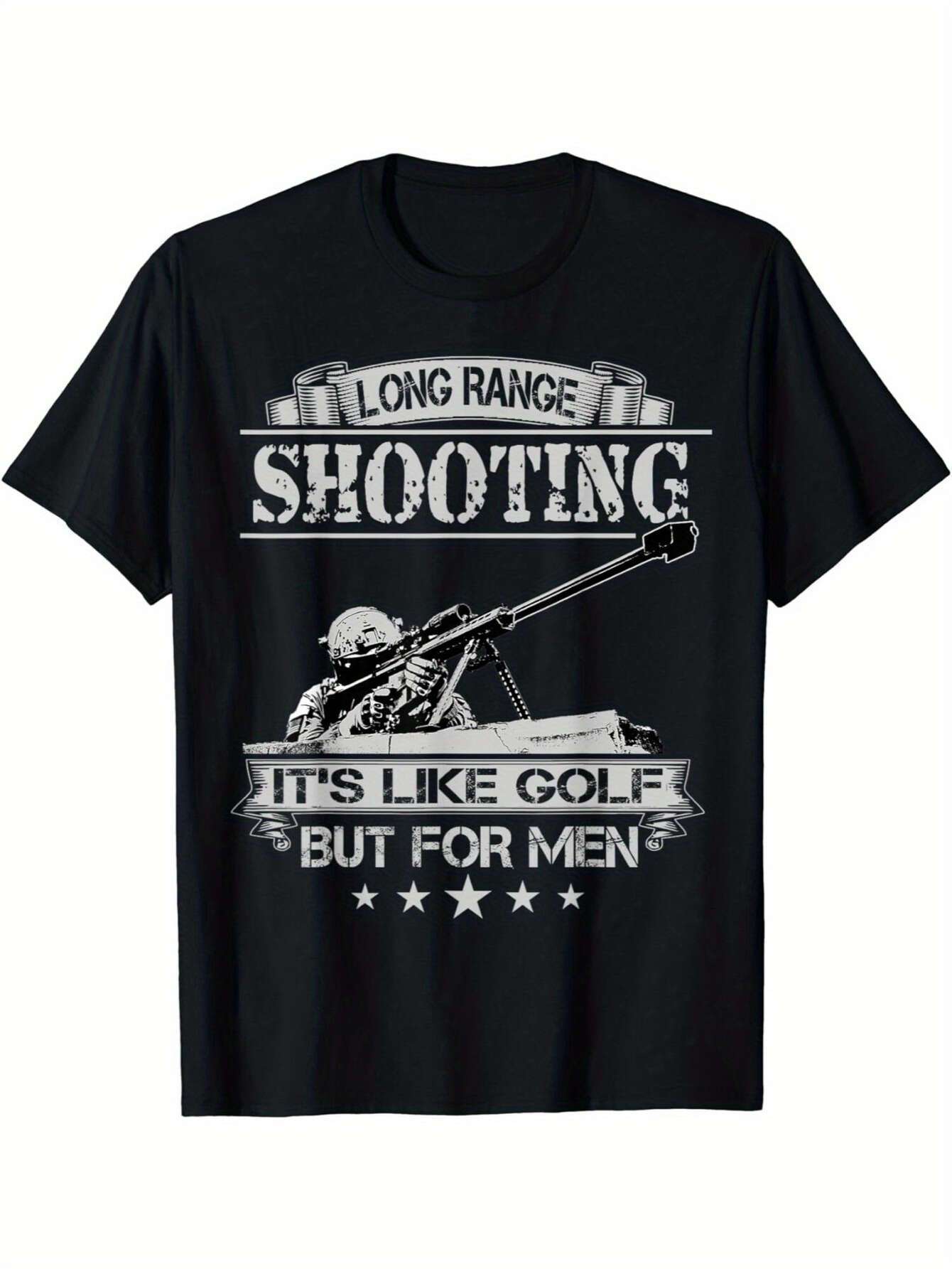 Summer Clothing Range - Men'S 180 Long Range Shooting Graphic