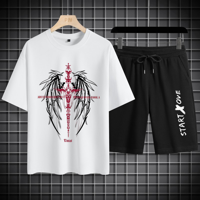 1pcs Men's t-shirt Sets 2026 S - đánh giá và giá Summer Clothing Drip