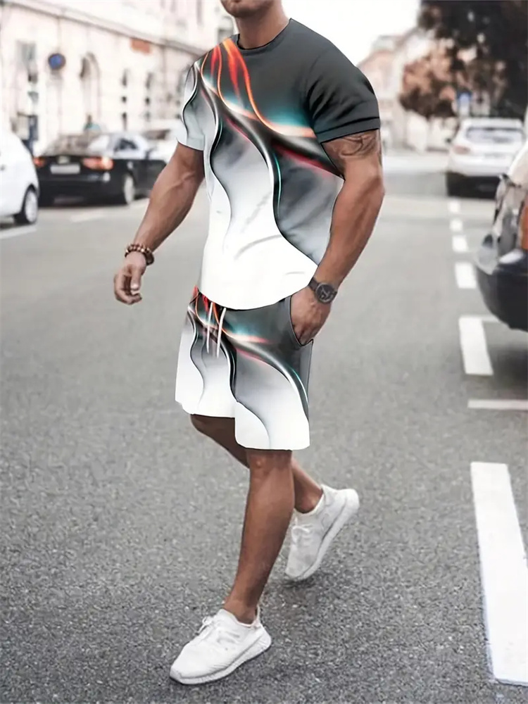 Men Women Gradient Texture T-s - đánh giá và giá Summer Clothing Petite