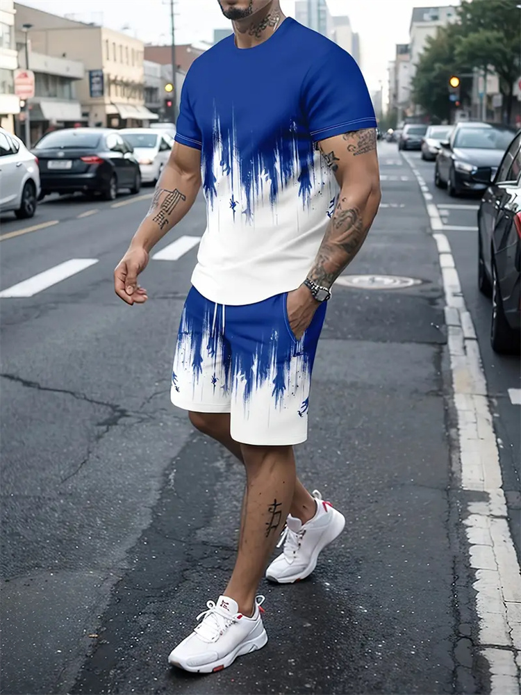 Men Women Gradient Texture T-s - đánh giá và giá Summer Clothing Petite