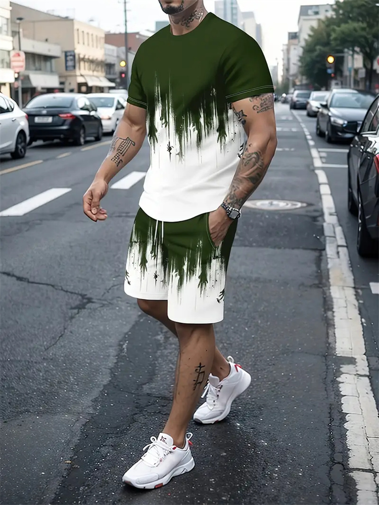 Men Women Gradient Texture T-s - đánh giá và giá Summer Clothing Petite