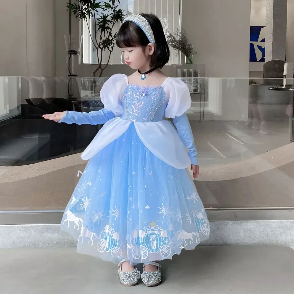 Cinderella Princess Cosplay Dr - đánh giá và giá Summer Clothing Kids
