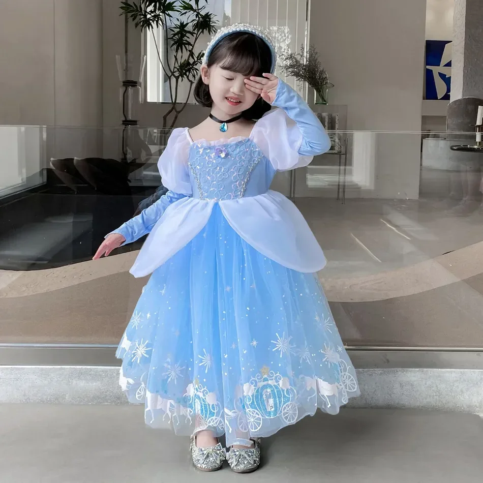 Cinderella Princess Cosplay Dr - đánh giá và giá Summer Clothing Kids