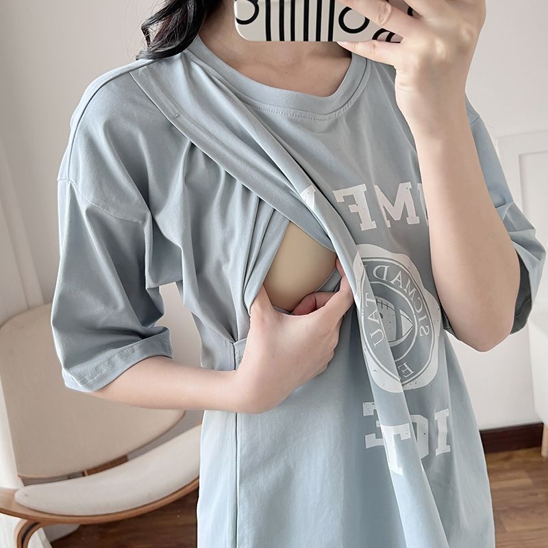 Nursing Dress Pregnant Breastf - đánh giá và giá Summer Clothing For Women