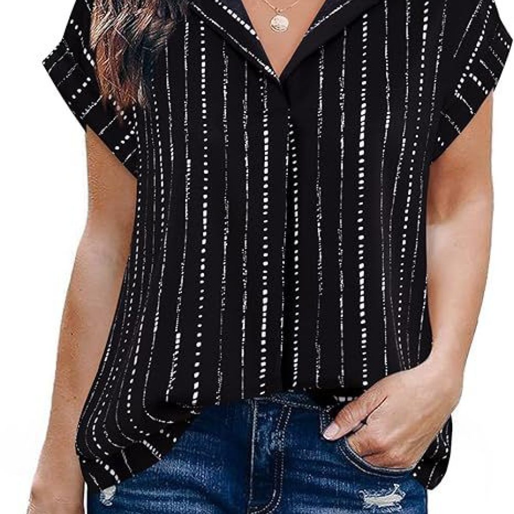 Casual Womens Striped Shirt La - đánh giá và giá Summer Clothing Essentials Women