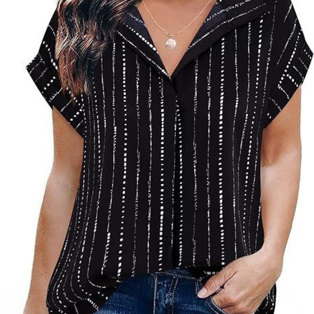 Casual Womens Striped Shirt La - đánh giá và giá Summer Clothing Essentials Women