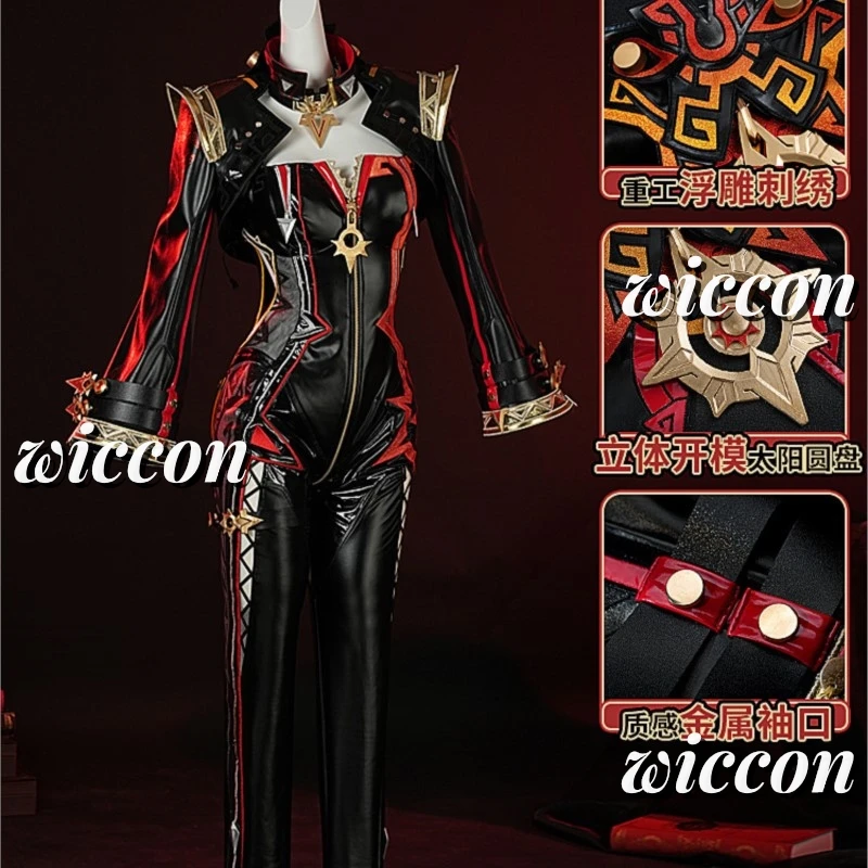 CosplayGenshin Impact Mavuika  - đánh giá và giá Romper Playsuit Women