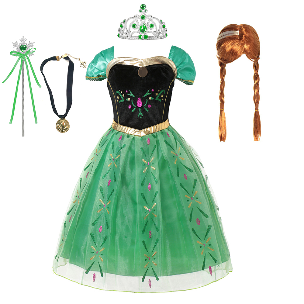 Anna Costume For Kids Girl Fan - đánh giá và giá Summer Clothing Kids