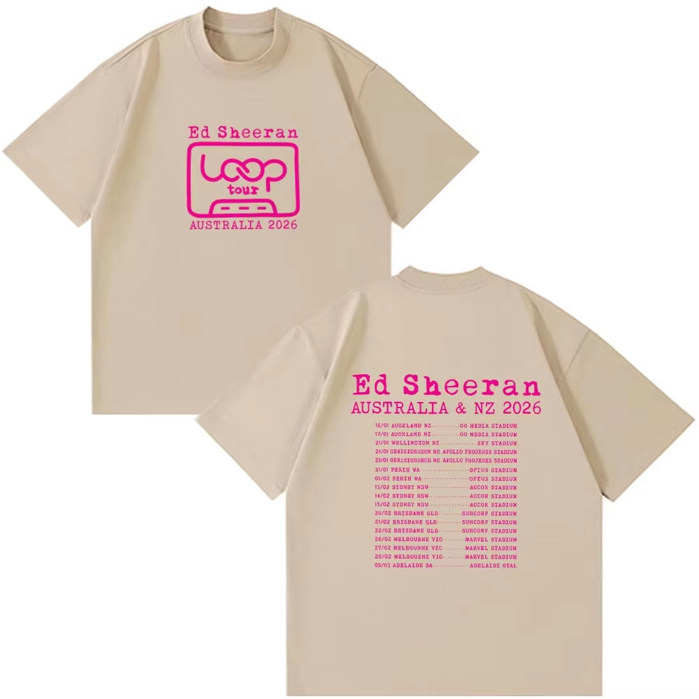 Ed Sheeran Loop Tour Australia - đánh giá và giá Summer Clothing Australia