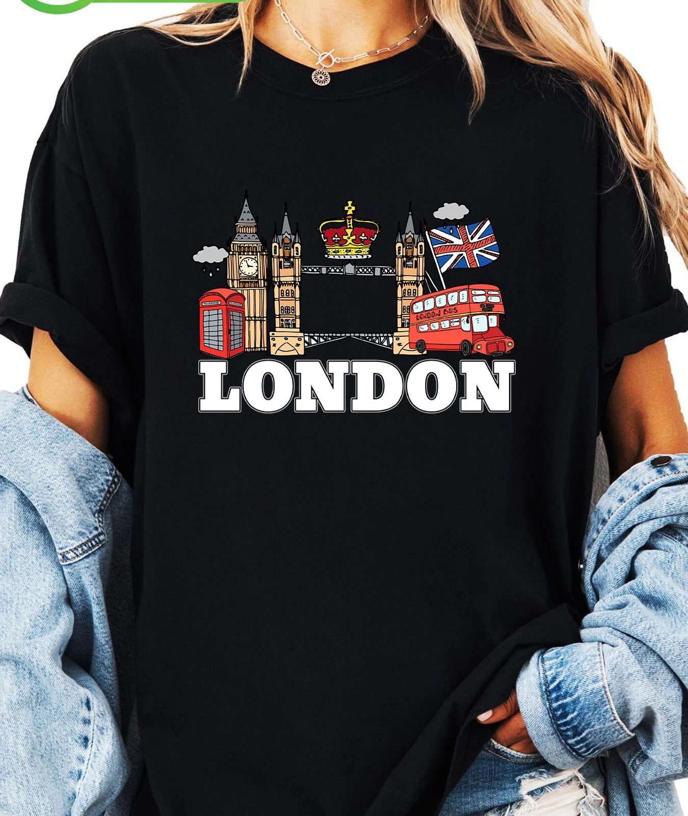 London Alphabet Pattern Printe - đánh giá và giá Summer Clothing London