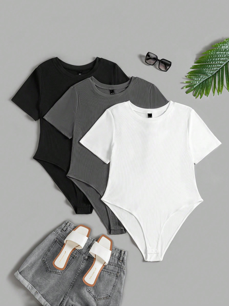Plus Size Women's Round Neck S - đánh giá và giá Romper Playsuit Women