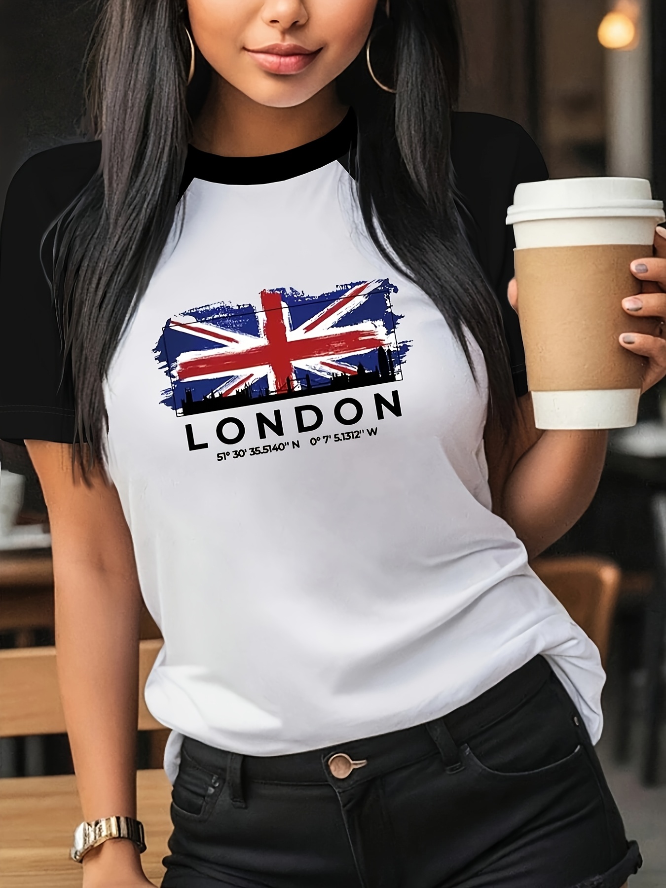 LONDON Graphic Print T-shirt S - đánh giá và giá Summer Clothing London