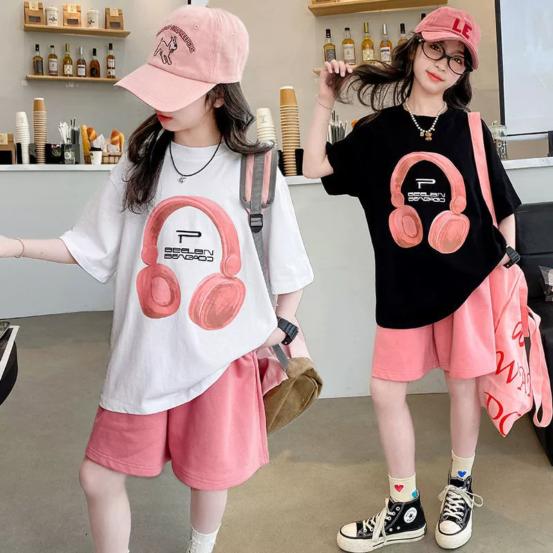 Summer Girls T-Shirts Sets New - đánh giá và giá Summer Clothing For Teen Girls