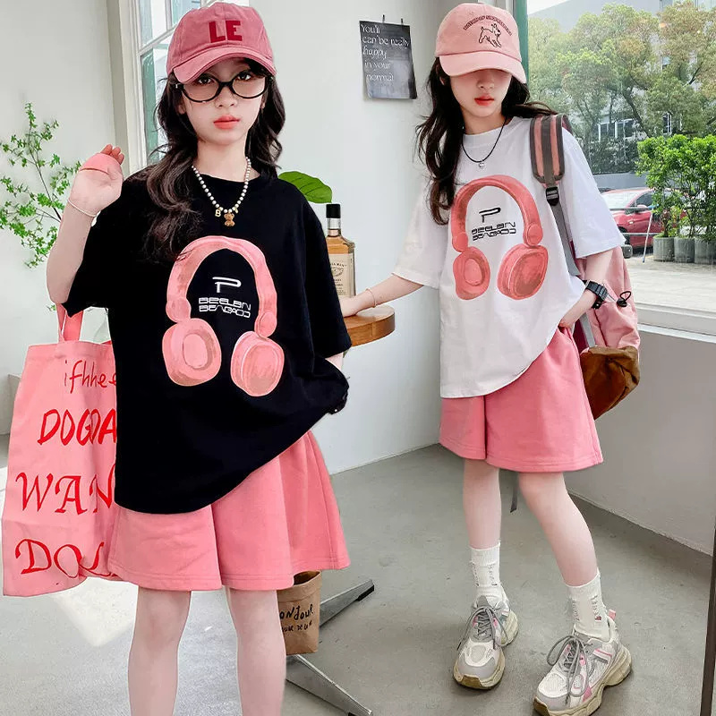 Summer Girls T-Shirts Sets New - đánh giá và giá Summer Clothing For Teen Girls