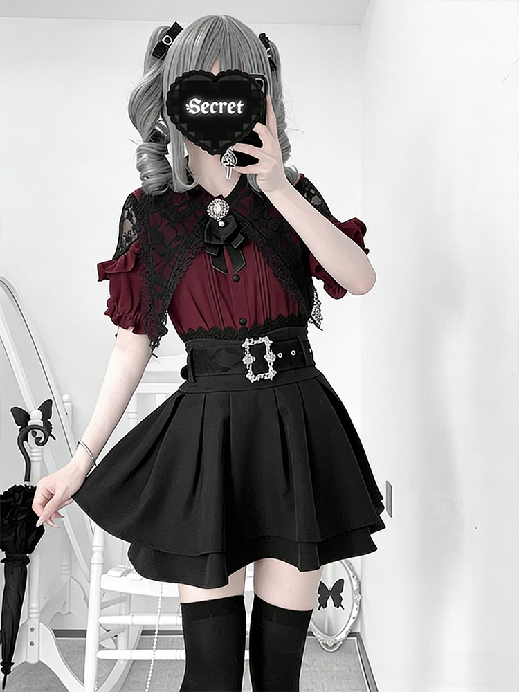 Gothic Style Shoulder Bared Sh - đánh giá và giá Off Shoulder Blouse