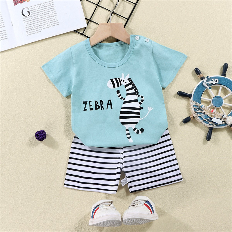 Cotton Tees+Shorts 2-piece Tra - đánh giá và giá Summer Clothing For Baby Boy