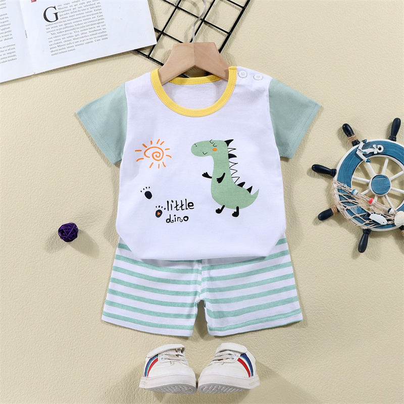 Cotton Tees+Shorts 2-piece Tra - đánh giá và giá Summer Clothing For Baby Boy