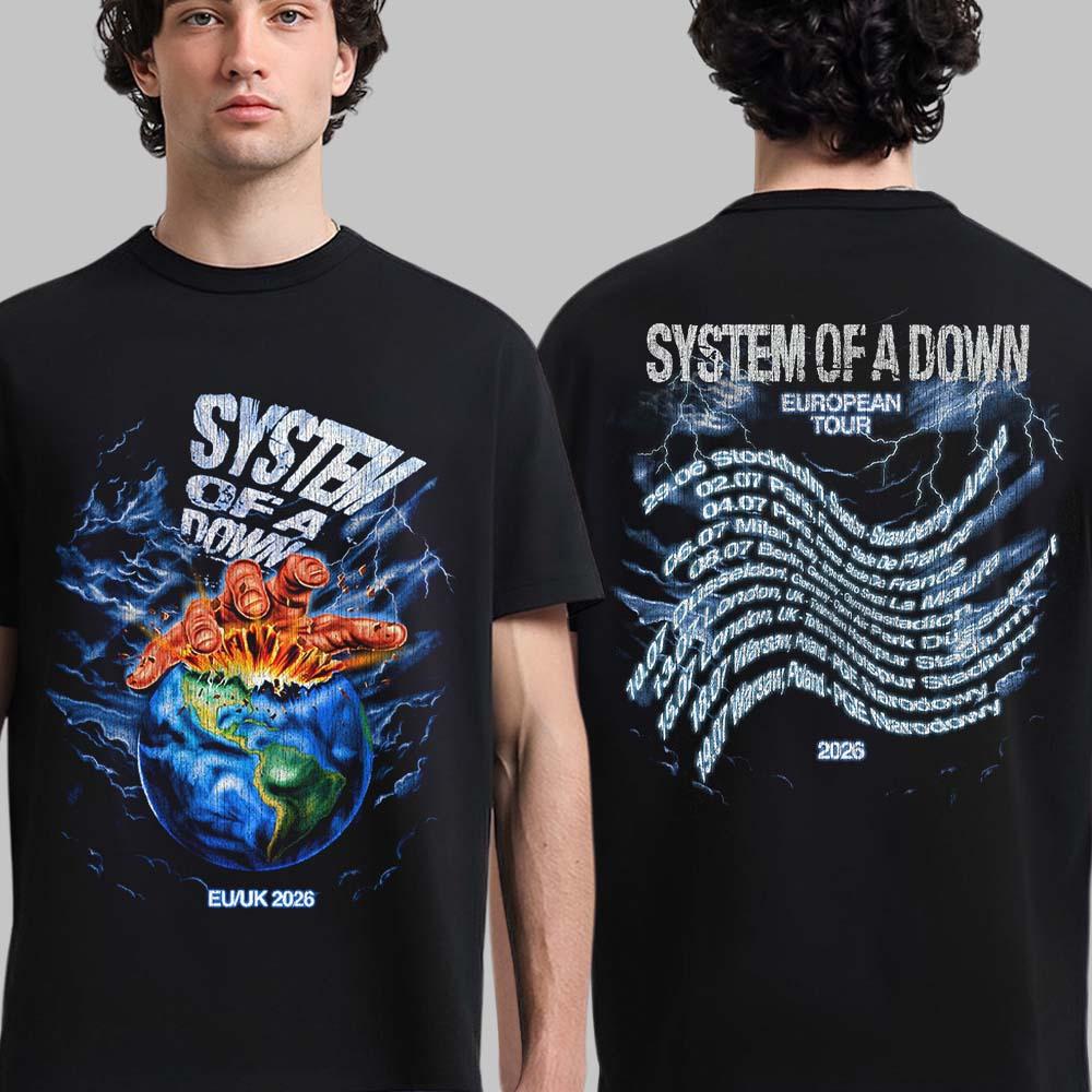 System of A Down European Tour - đánh giá và giá Summer Clothing Uk Men