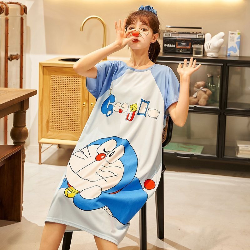 Doraemon cute nightdress for w - đánh giá và giá Summer Away Clothing