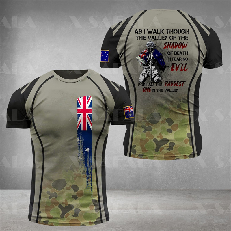 Australia Flag Skull Graphic T - đánh giá và giá Summer Clothing Australia