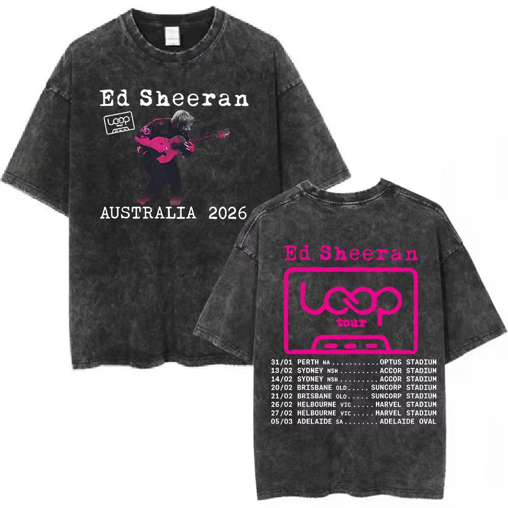 Ed Sheeran Loop Tour Australia - đánh giá và giá Summer Clothing Australia