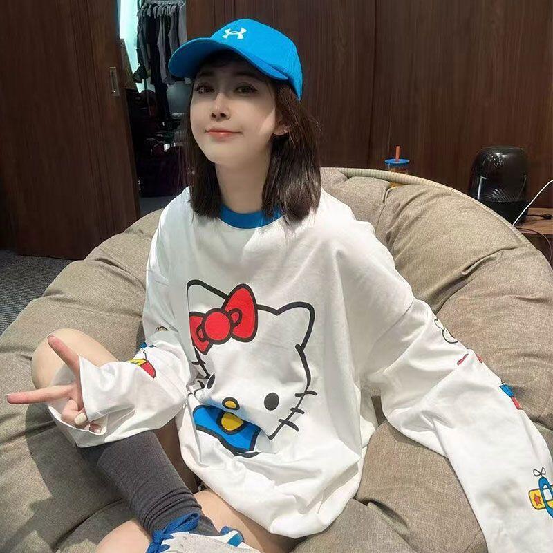 Long-Sleeved Hello Kitty Summe - đánh giá và giá Summer Clothing For Women