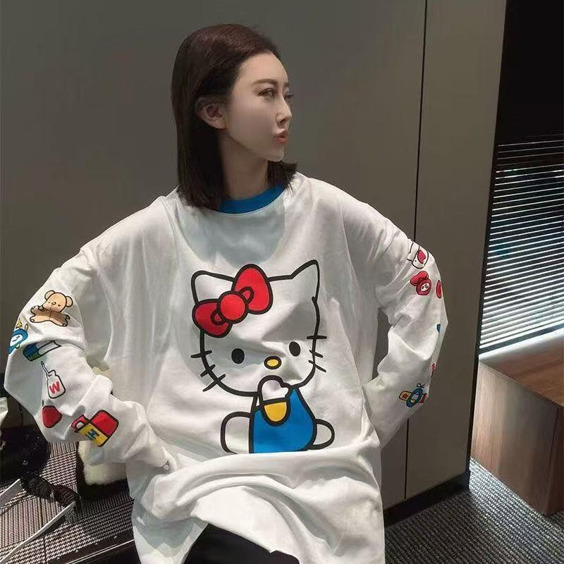 Long-Sleeved Hello Kitty Summe - đánh giá và giá Summer Clothing For Women
