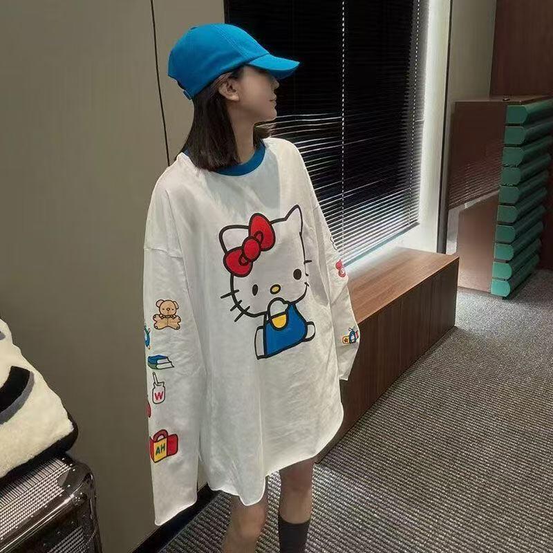 Long-Sleeved Hello Kitty Summe - đánh giá và giá Summer Clothing For Women
