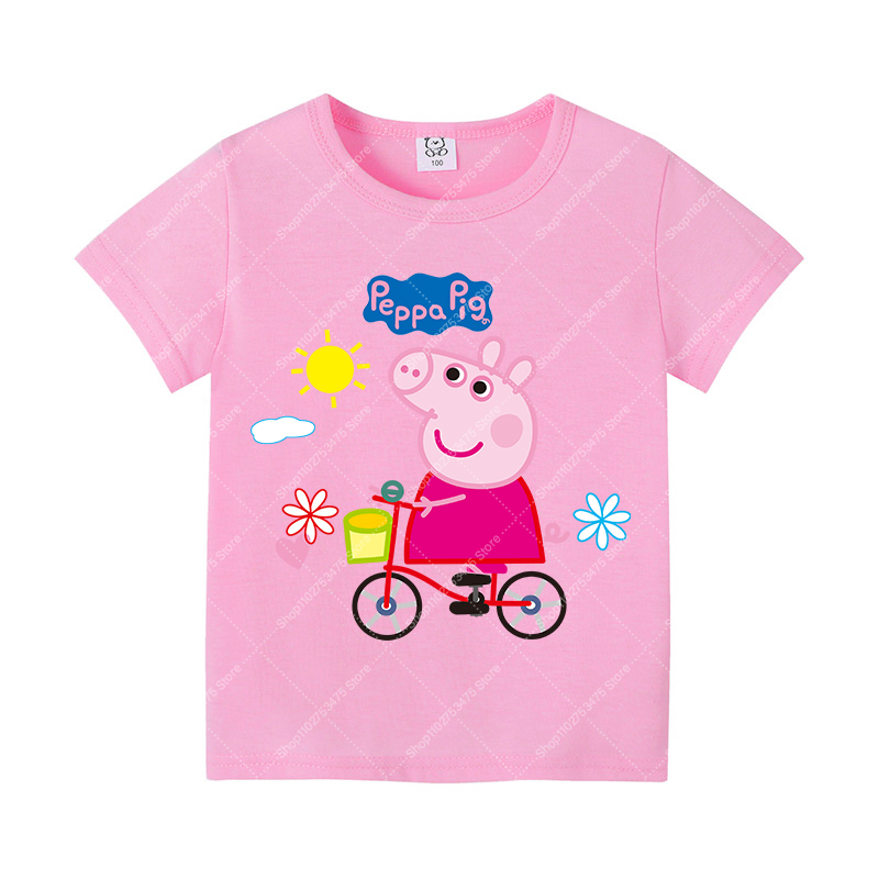 Kids Girl Cute Cotton T-shirt  - đánh giá và giá Summer Clothing Kids
