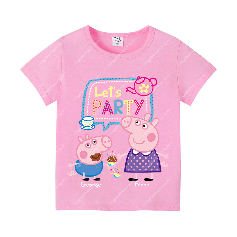 Kids Girl Cute Cotton T-shirt  - đánh giá và giá Summer Clothing Kids