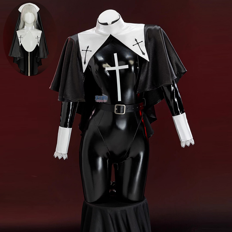 Nun Cosplay Costume Women Sexy - đánh giá và giá Romper Playsuit Women