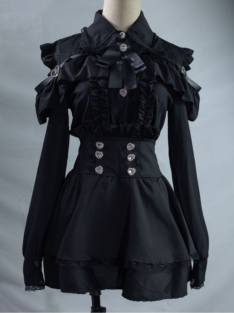 Subculture JK Uniform 2 Piece  - đánh giá và giá Off Shoulder Blouse