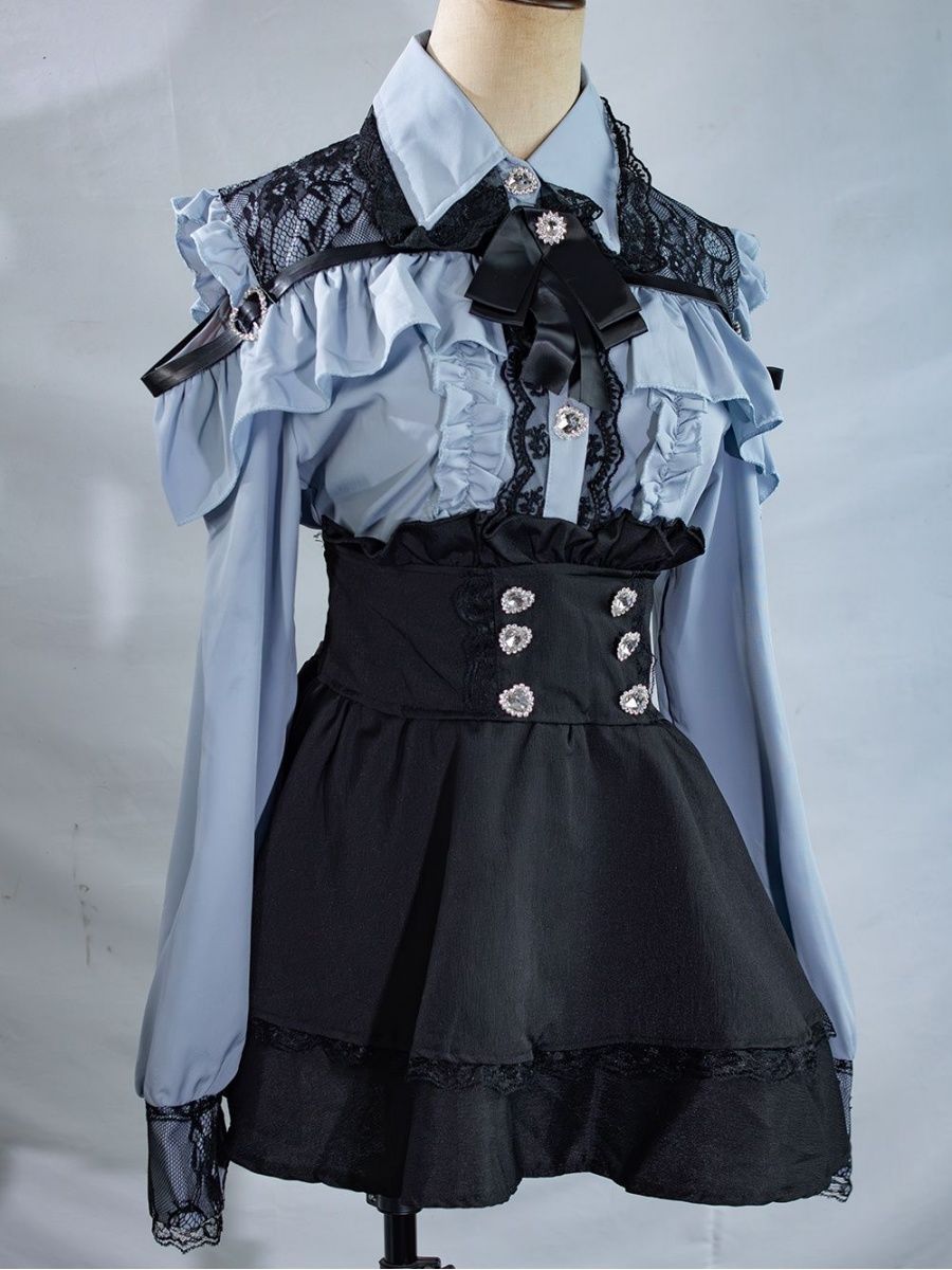 Subculture JK Uniform 2 Piece  - đánh giá và giá Off Shoulder Blouse