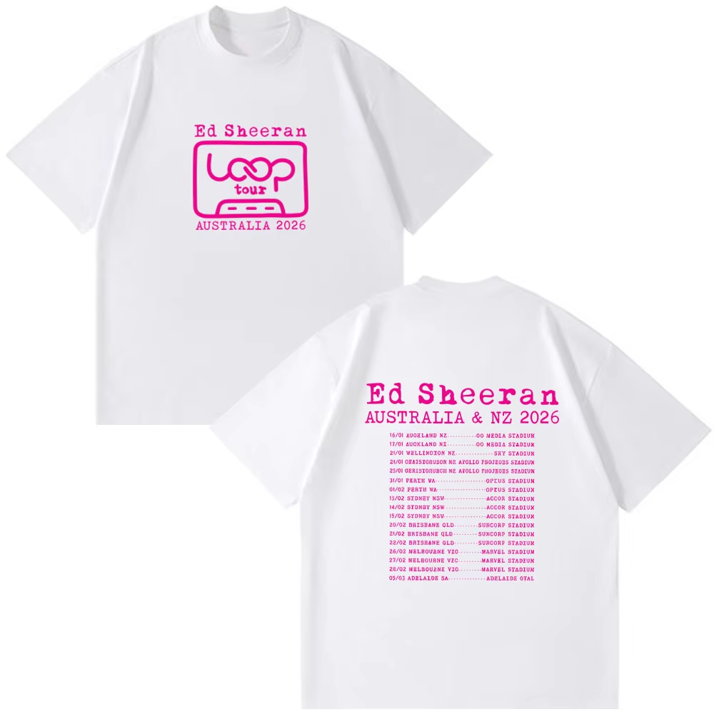 Ed Sheeran Loop Tour Australia - đánh giá và giá Summer Clothing Australia