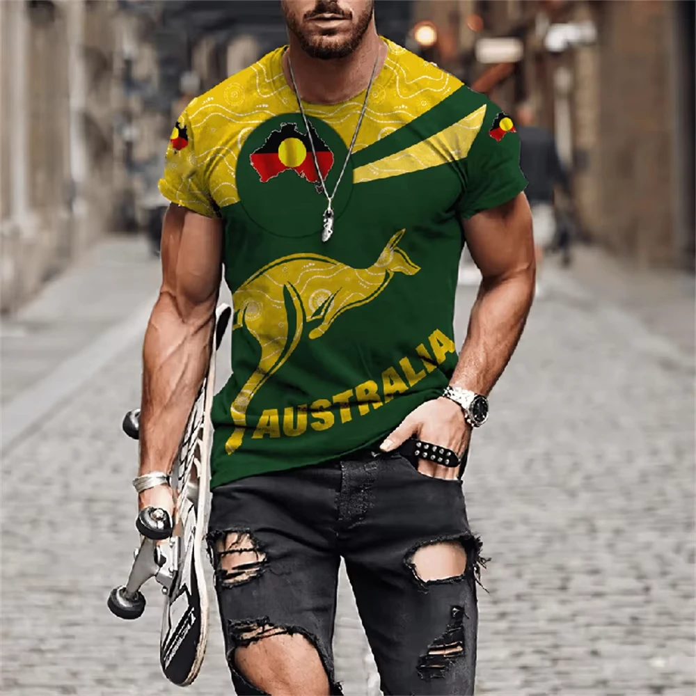Men's T-Shirts Australia Graph - đánh giá và giá Summer Clothing Australia