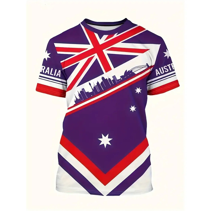 Australia National Flag T-shir - đánh giá và giá Summer Clothing Australia