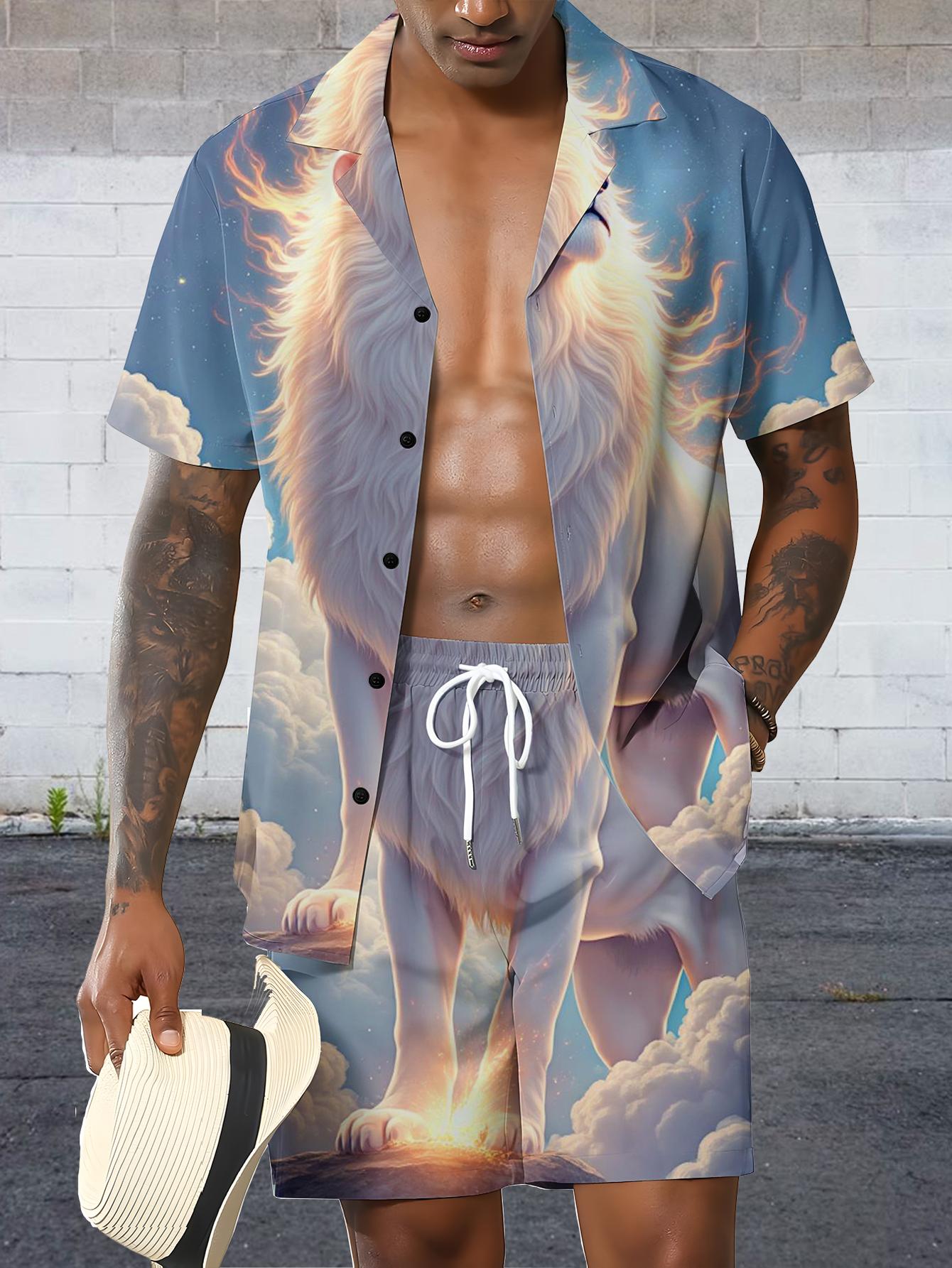 Men's Shirt Sets 2026 Spring/S - đánh giá và giá Summer Clothing Drip