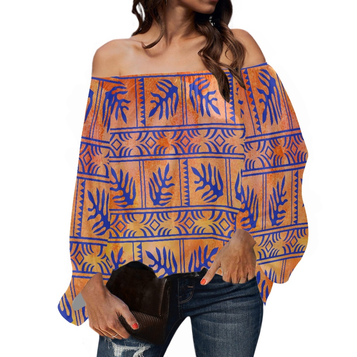 Polynesian Tribal Clothing Sam - đánh giá và giá Off Shoulder Blouse