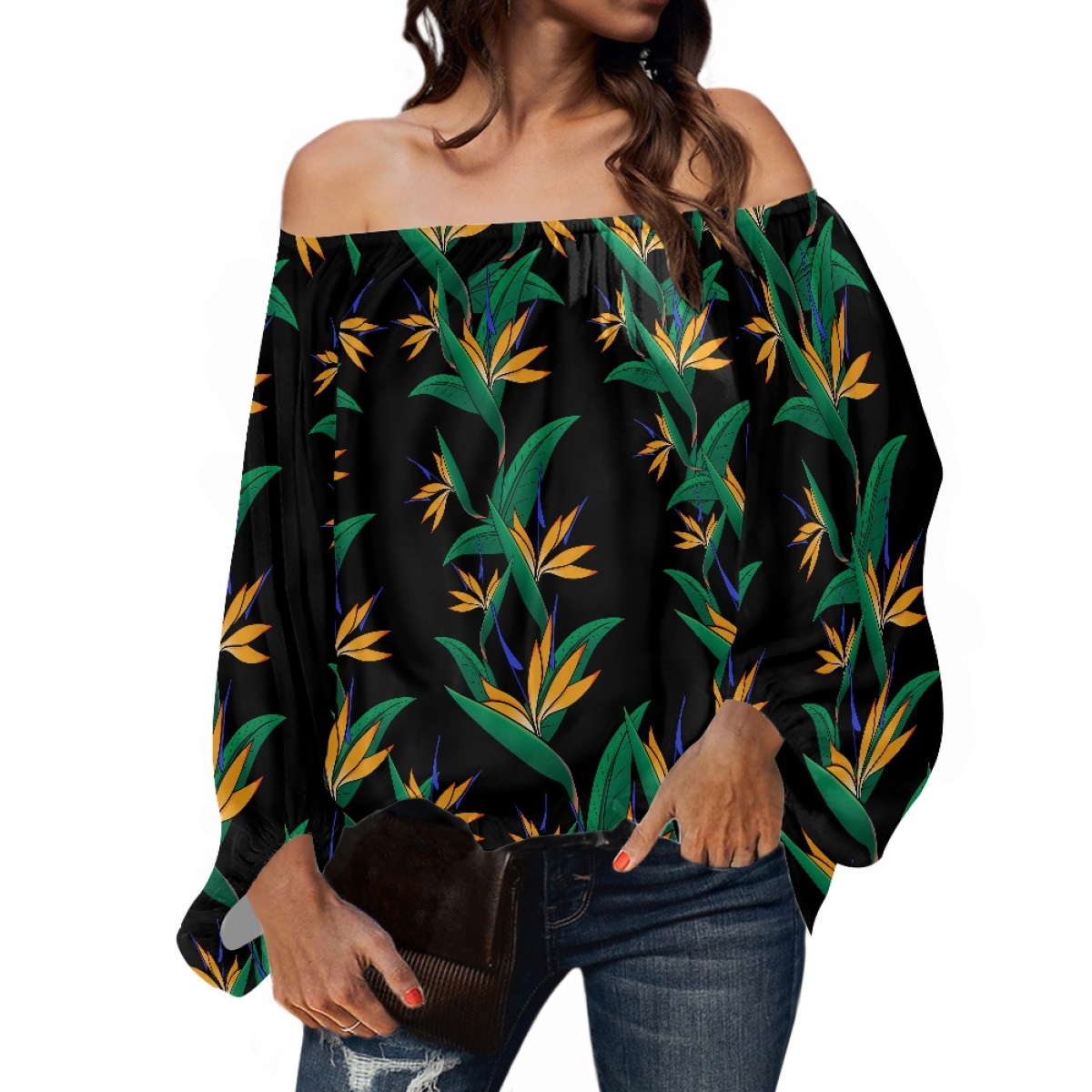Polynesian Tribal Clothing Sam - đánh giá và giá Off Shoulder Blouse