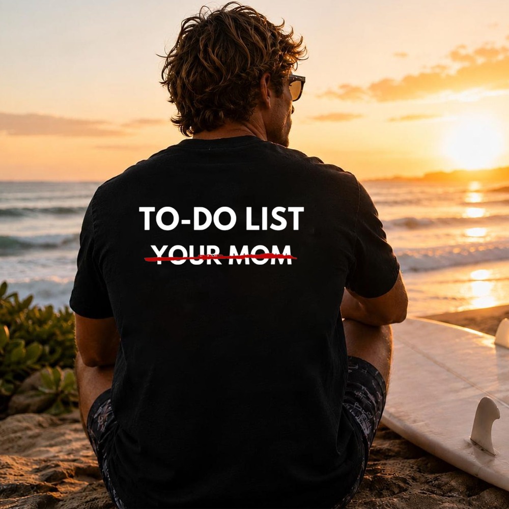 Funny To Do List Your Mom T Sh - đánh giá và giá Summer Clothing List