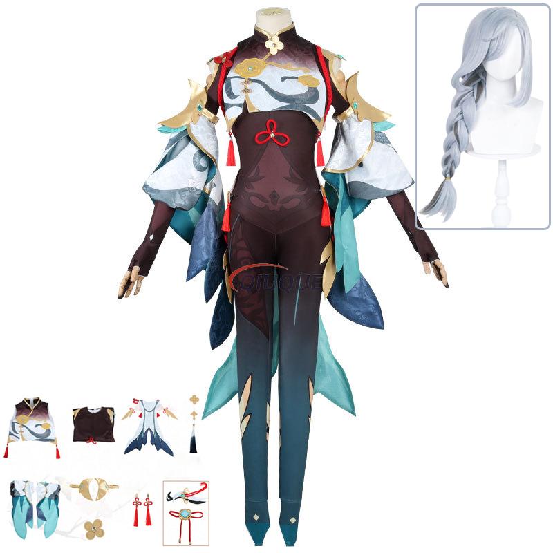 Game Genshin Impact Shenhe Cos - đánh giá và giá Romper Playsuit Women