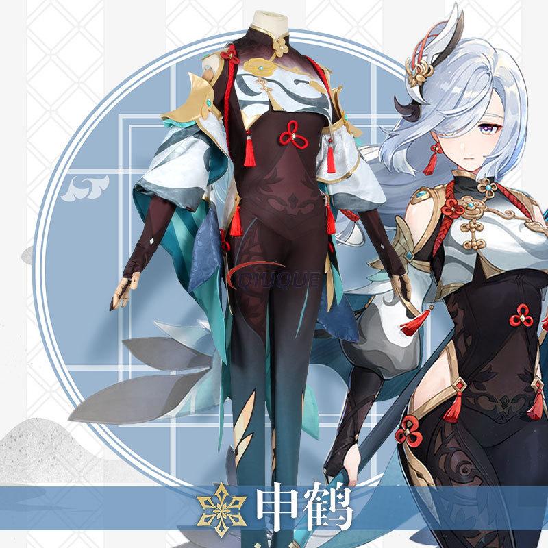 Game Genshin Impact Shenhe Cos - đánh giá và giá Romper Playsuit Women